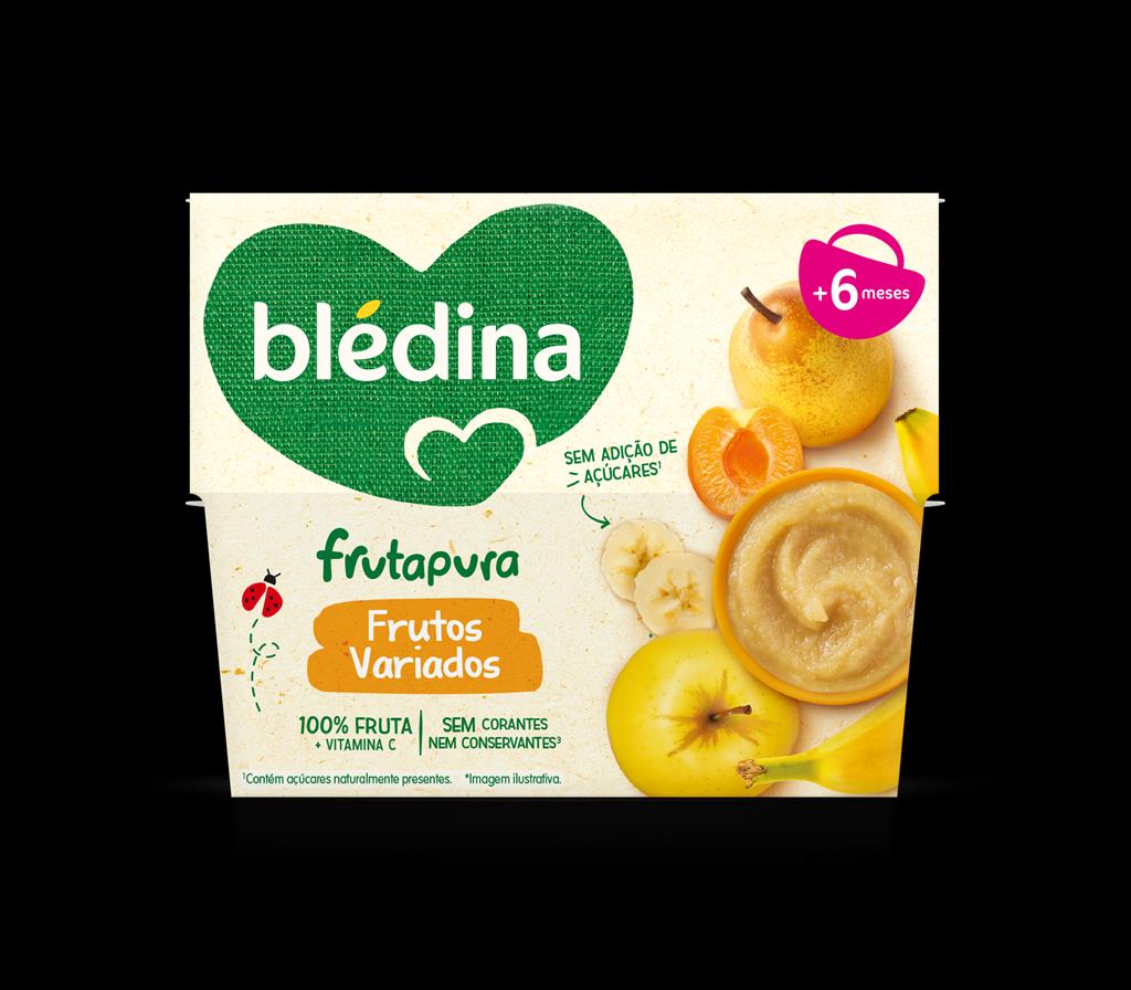 BLEDINA FRUTAPURA FR VARIADOS 4X95G